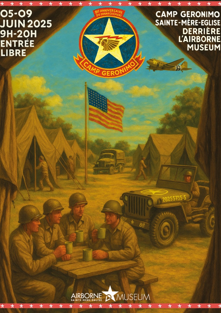 Affiche musée/Expo temporaire/Camp Geronimo