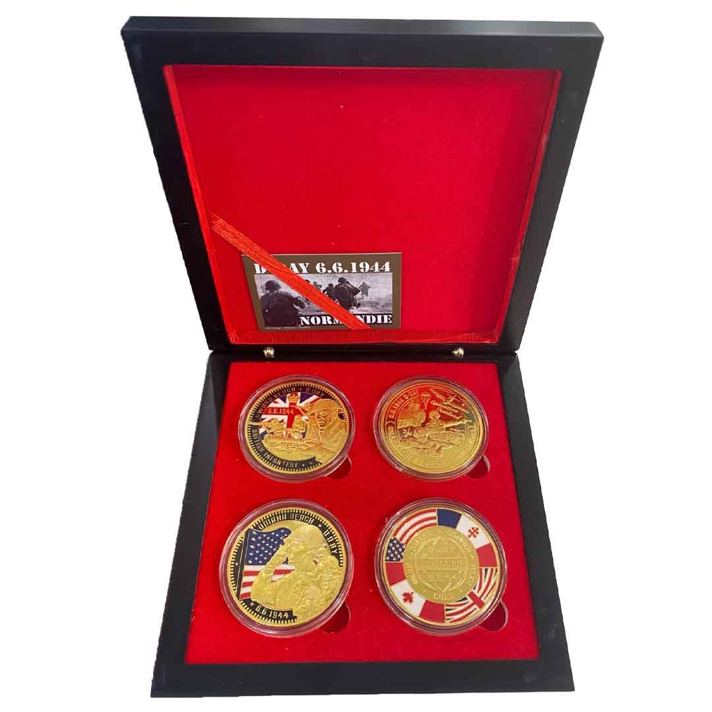 Coffret 4 médailles