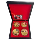 Coffret 4 médailles