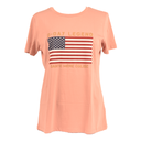 Tee-Shirt drapeau USA femme