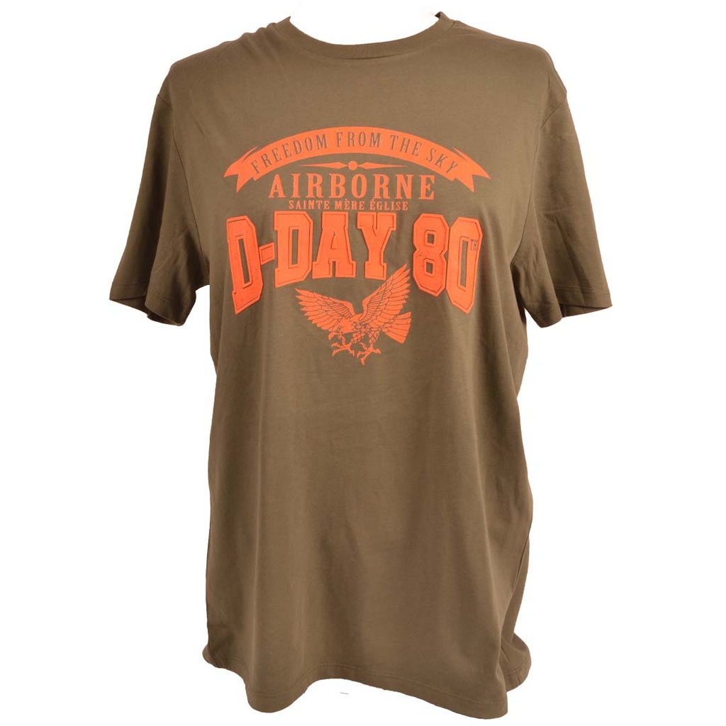 Tee-shirt 80ème kaki