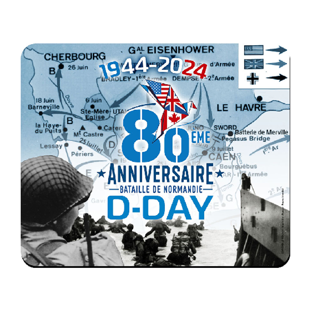 Tapis de souris 80ème carte