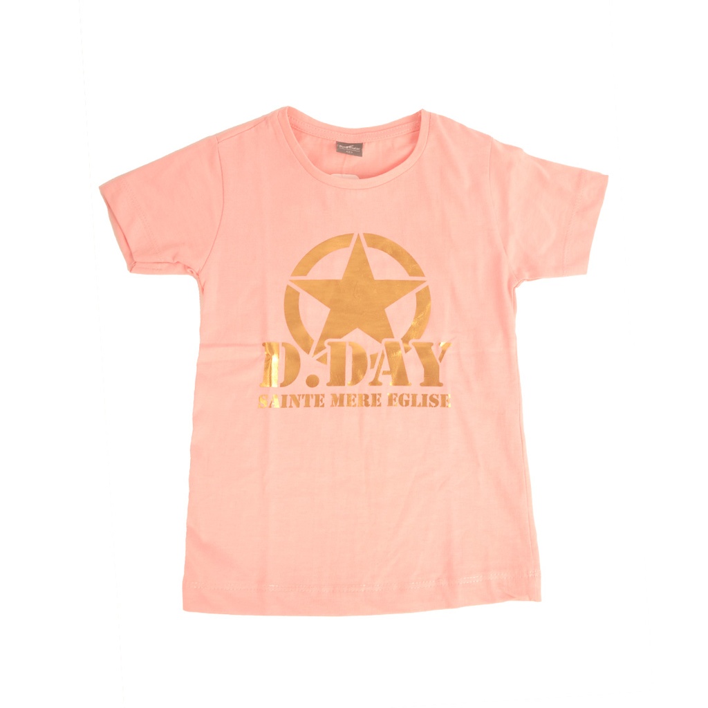 Tee-shirt étoile rose enfant