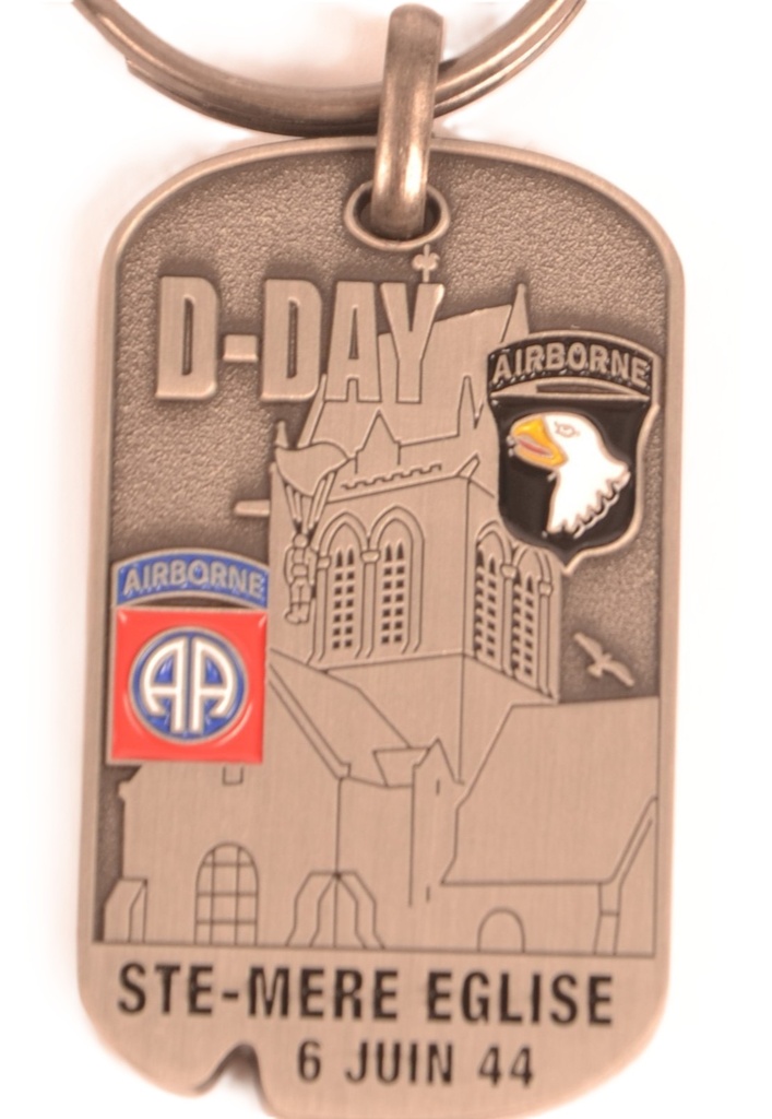 Airborne Museum Dog Tag Keyring