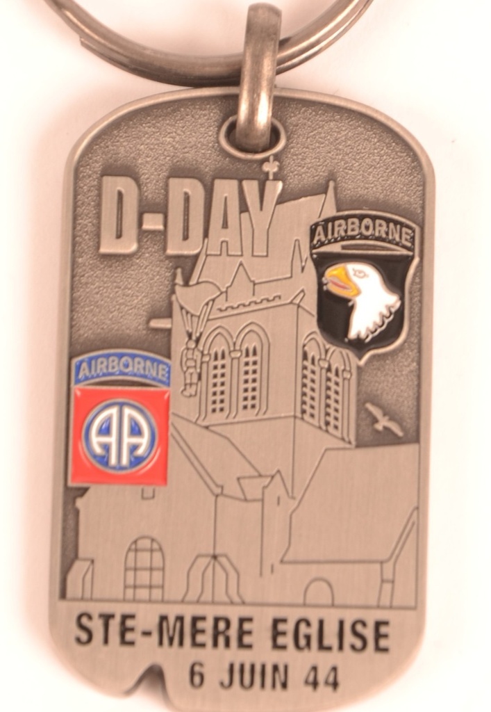 Airborne Museum Dog Tag Keyring