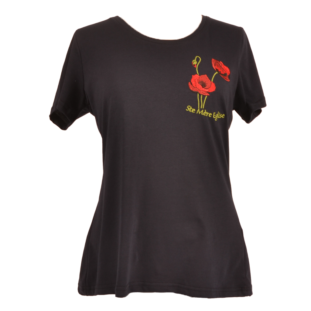 Tee-shirt lady poppies