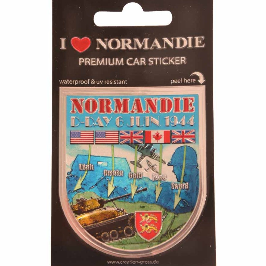 Normandy D-Day Car Sticker