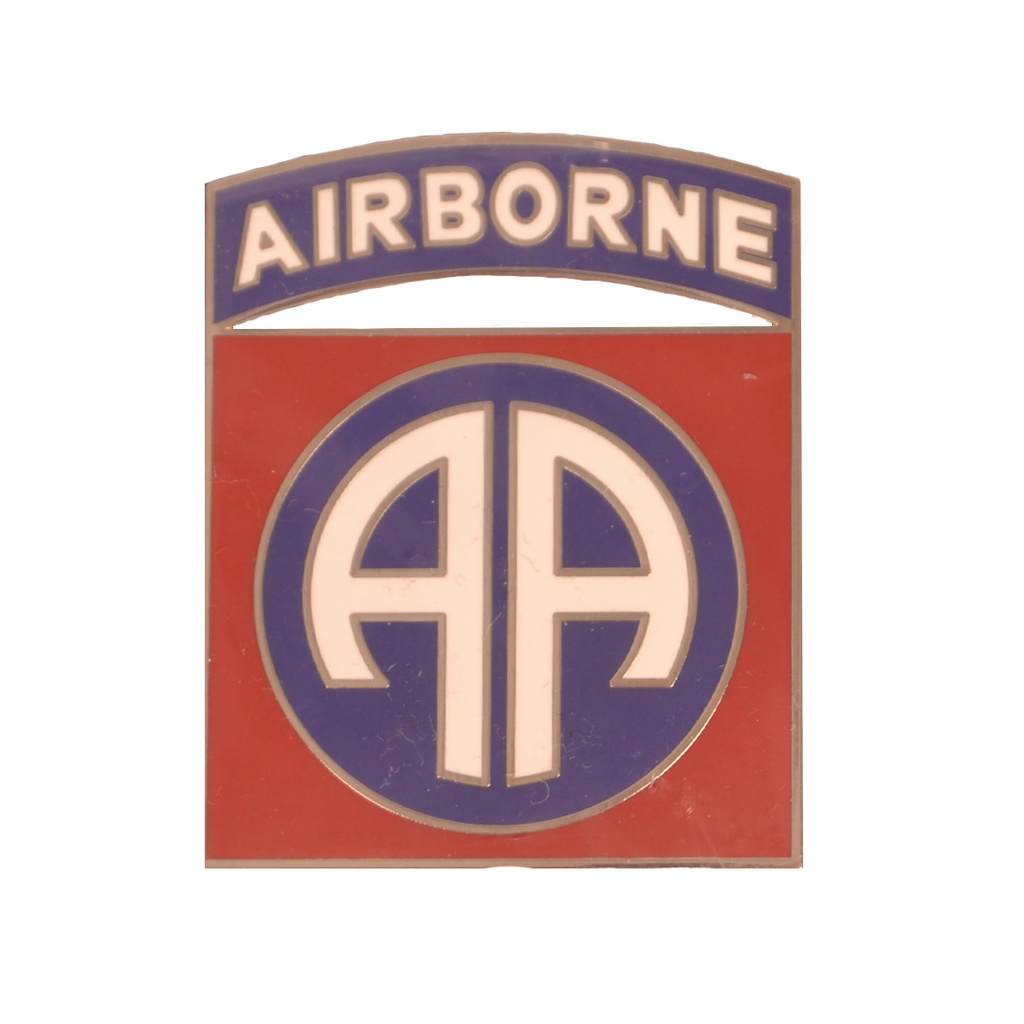 82nd Airborne Enamel Badge