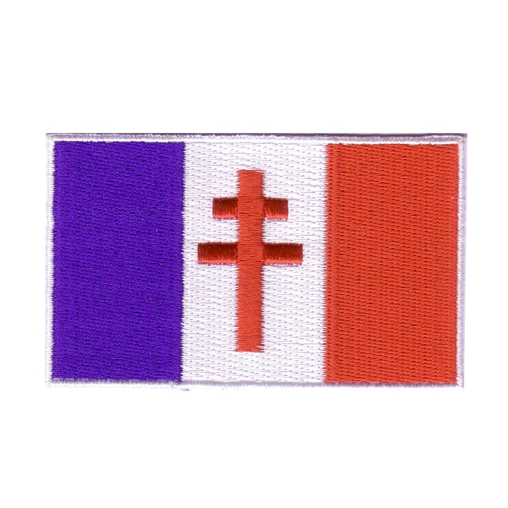 Ecusson Drapeau France Libre