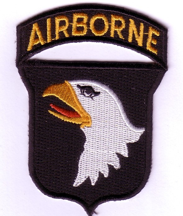 101st Airborne Fabric Crest