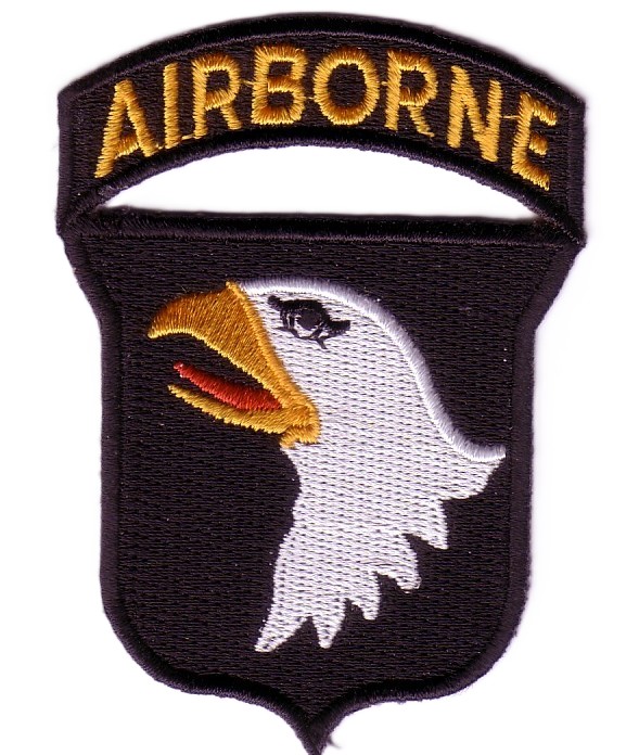 101st Airborne Fabric Crest