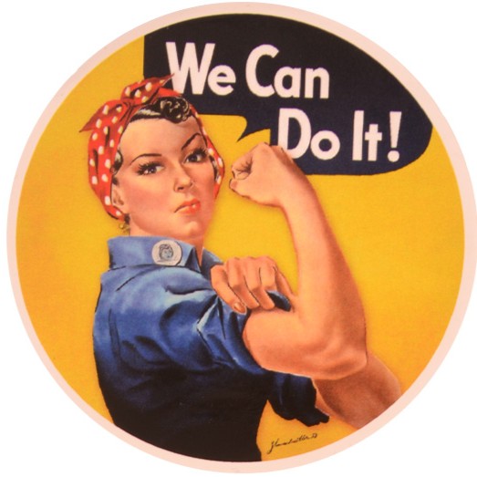 Rosie The Riveter Sticker