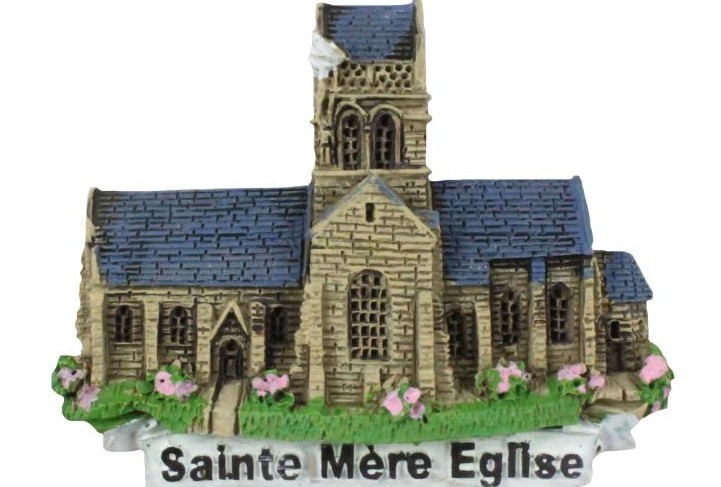 Magnet Eglise Résine