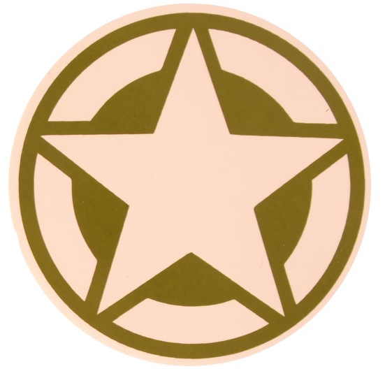 US Army Star Sticker