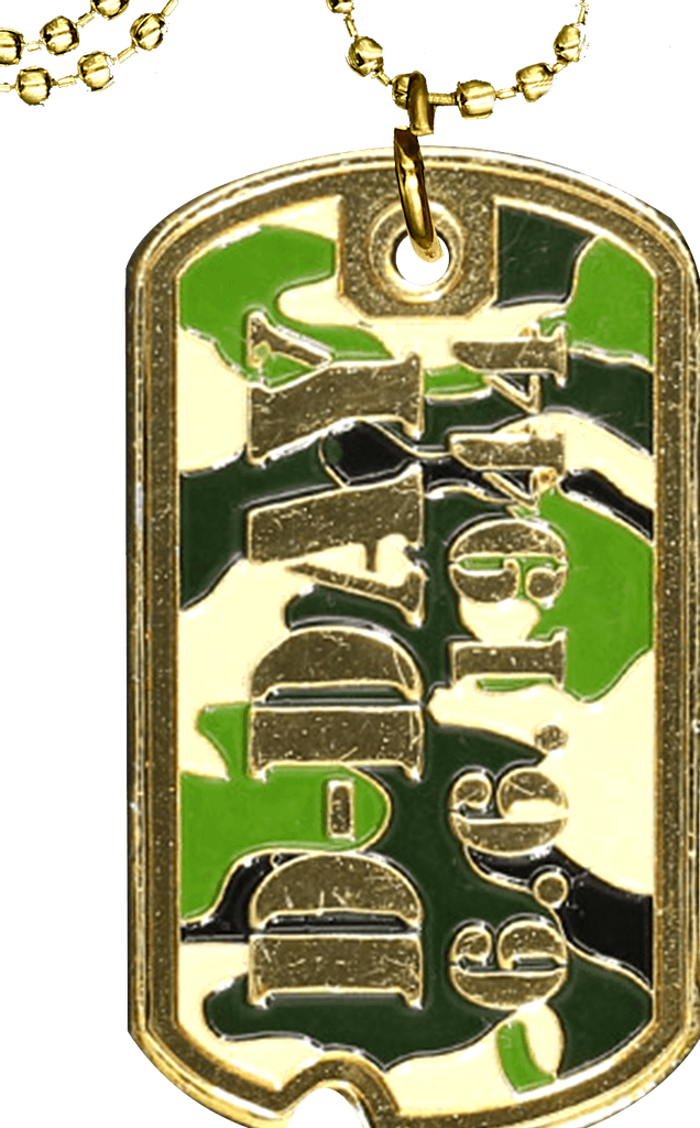 Dog tag camouflage