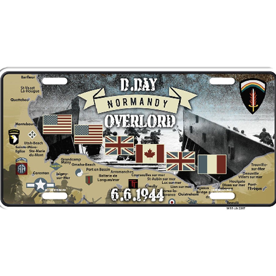 Plaque Metal Carte Overlord 