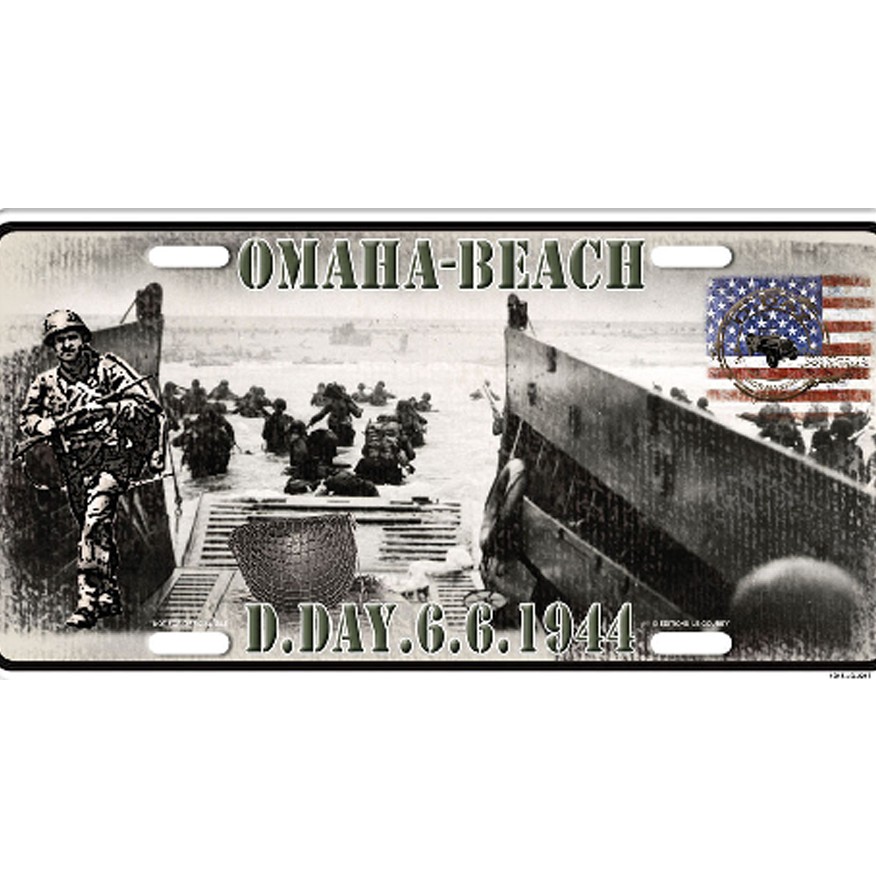 Plaque Metal Barge Omaha