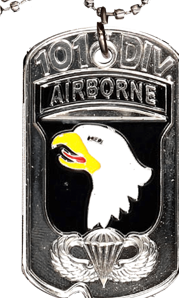 101st Airborne Dog Tag Keyring