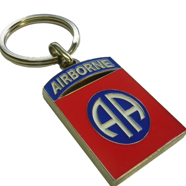 82nd Airborne Metal Keyring