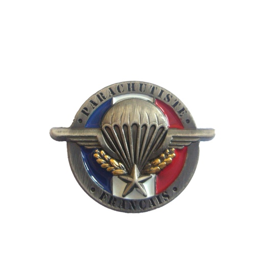 [22839 BRITTANY] 3D French Para Enamel Badge