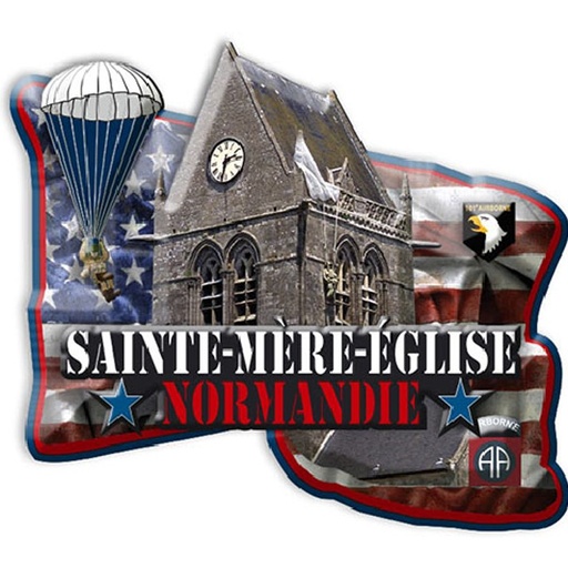 [1112 LG 11101 Le Goubey] Magnet époxy Ste Mère Eglise