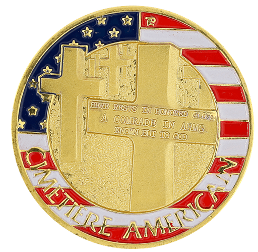 [D11-316 CIM AM Alpes] Médaille cimetière américain