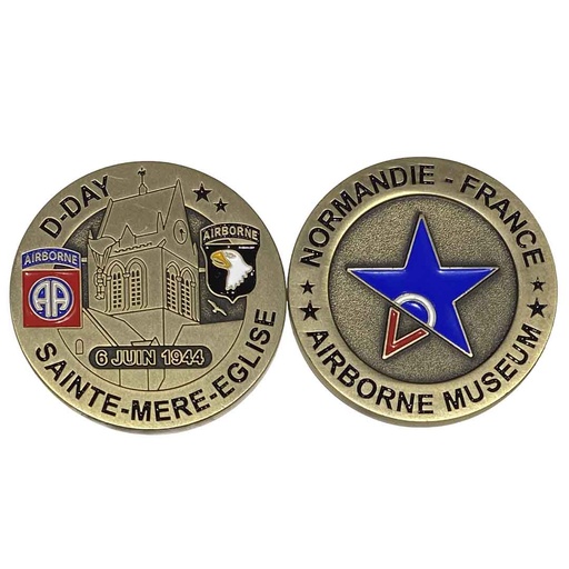 [Coins D-Day Airborne Brittany] Airborne Museum D-Day Coin