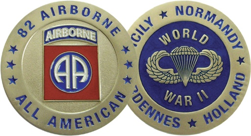 [38542 Brittany] Coins 82nd Airborne