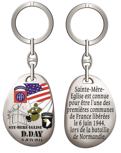 [4877850 Presti] D-Day Parachute Keyring