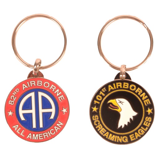 [51344 Brittany] Double-Sided Airborne Keyring