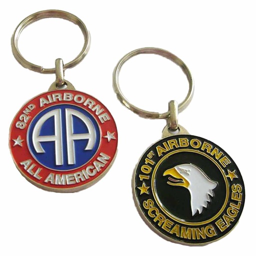[51344 Brittany] Double-Sided Airborne Keyring
