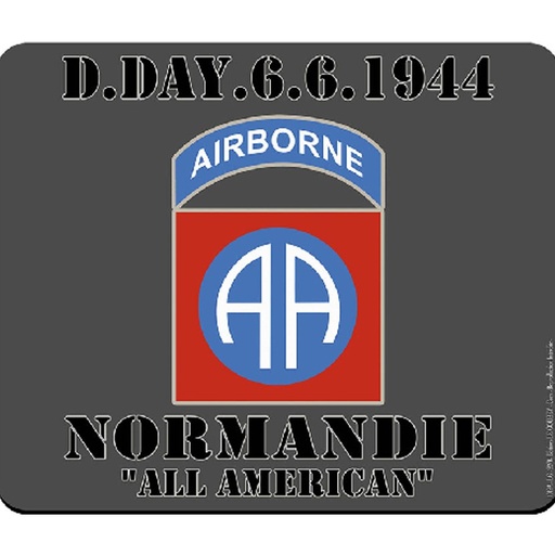 [1019A 2270 Le Goubey] Grey 82nd Airborne Mouse Pad