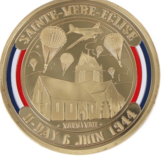 [F11-012 Alpes] Médaille 70mm Ste Mère Eglise